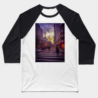 Broadway Ave, 85th St, Upper West Side, Manhattan, NYC Baseball T-Shirt